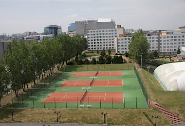 Tennis courts