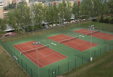 Tennis courts