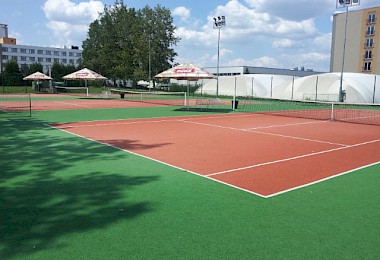 Tennis courts